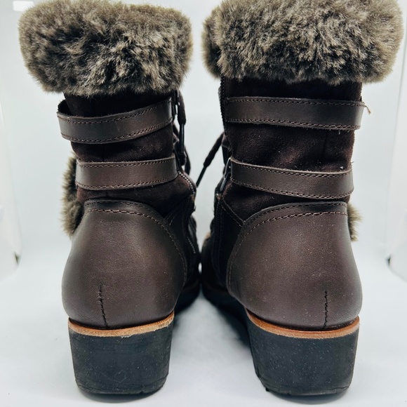 Women’s leather boots, size 6, brown, Earth - Picture 4 of 15